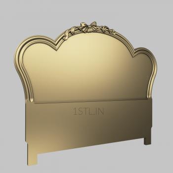 Headboard (SK_0460) 3D model for CNC machine